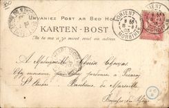 Postal Folclore Gaitas Bretonas