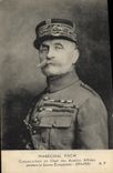 Vintage Postcard Militaria Foch Marshal Ordering In chief Allied armies during the European war