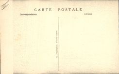 Vintage Postcard Militaria Funeral of the Foch Marshal the veillee under the Triumphal arch