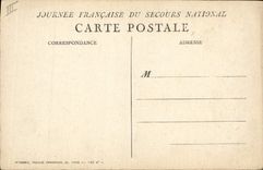 CPA Militaria Secours National 