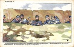 CPA Militaria Alcool de menthe de Ricqles 