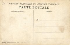 CPA Militaria Secours National 