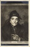 Vintage Postcard Abel Boye old woman Exposure 1902