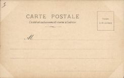 Vintage Postcard Hondre Barmont Police headquarter Street of Jerusalem