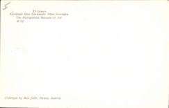 CPA El Greco Cardinal don Fernando Nino Guevara 