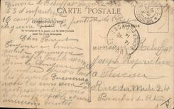 Vintage Postcard Fantaisie Nice Illustrator Goes to the flowers in front of the opera