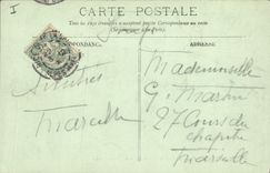 Vintage Postcard Monte Carlo Casino gaming rooms