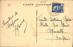 Vintage Postcard Capvern Casino the Baths Gardens of the casino