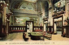 CPA Casino Monte Carlo La salle de Trente et Quarante 