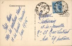 Vintage Postcard Monte Carlo Casino the room of the Thirty and Forty