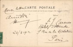 Vintage Postcard Casino Calais Room of baccara