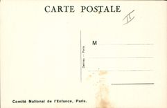 Large Vintage Postcards Fantasy Illustrator Mallet Child vaances