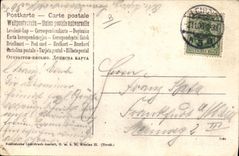 Postal Original Leipziger Cuarteto Paul Belzer