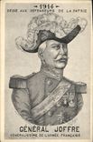 CPA Militaria General Joffre Generalissime de l'Armee Francaise 