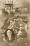 CPA Militaria Gloire a nos vainqueurs Clemenceau Foch Arc de Triomphe Paris 