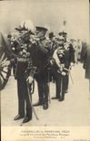 Vintage Postcard Militaria Funeral of the Foch Marshal guard of honor of the Foreign Marshals