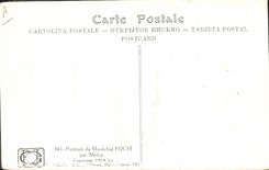 CPA Militaria Marechal Foch 