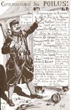 CPA Militaria Communique des poilus Tranchee de 1ere ligne 