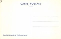 Vintage Postcard Militaria Be welcome Enfants