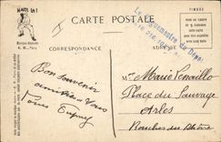 CPA Militaria Repas mouvemente 