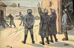 Vintage Postcard Militaria the aero