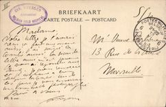 CPA Militaria Yzer 1915 