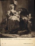 Vintage Postcard Mrs. Vigee Lebrun the queen Marie Antoinette and her children Museum of Versailles