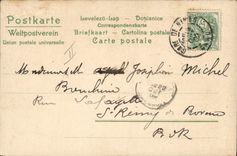 Vintage Postcard Fantasy Illustrator Woman Snake