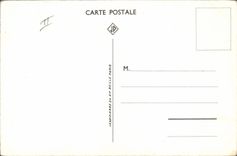 Vintage Postcard Fantasy Ile de France Illustrator