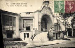 CPA Casino Saint Aubin sur Mer le casino