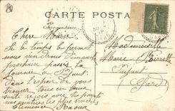 Vintage Postcard Monte Carlo Casino the large living room Play of the caster