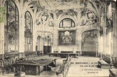 Vintage Postcard Monte Carlo Casino a gaming room