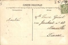 Vintage Postcard Monte Carlo Casino a gaming room