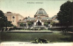 Vintage Postcard Aix Casino Baths the Large Circle
