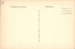 Vintage Postcard Casino Monte Carlo Table of the Thirty & Forty