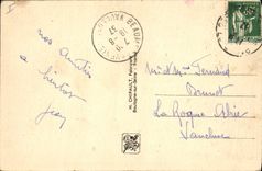 Postal París 1937 de Exposición internacional Parque de atracciones un paso del ciclón