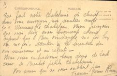 Postal Folclore Modelo Bressans lo velado en Bresse