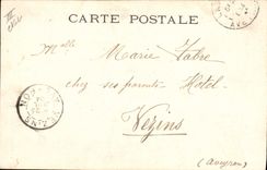 CPA Folklore La vielleuse