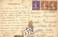 Postal Folclore Morlaix el campanero Bretón