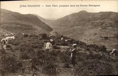 CPA Folklore Jura Petit Patre Jurassien dans les Hautes montagnes