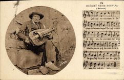 CPA Folklore Bourree