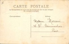 Vintage Postcard Folklore songs of illustrated Jean Branch the wedding of Nout Gas