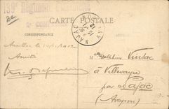 CPA Folklore Auvergne Un joueur de Musette