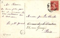 CPA Enfants Moutons Paques