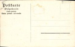 Postal una manada de ciervos en los Vosgos