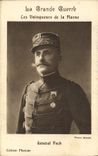 CPA Militaria General Foch Vainqueurs de la Marne 