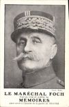 Vintage Postcard Militaria Marshal Foch Reports