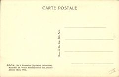 CPA Militaria Marechal Foch 