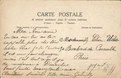 Vintage Postcard Militaria Prayer of the Joffre soldier