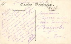 Postal Militaria el general Joffre y de Castelnau